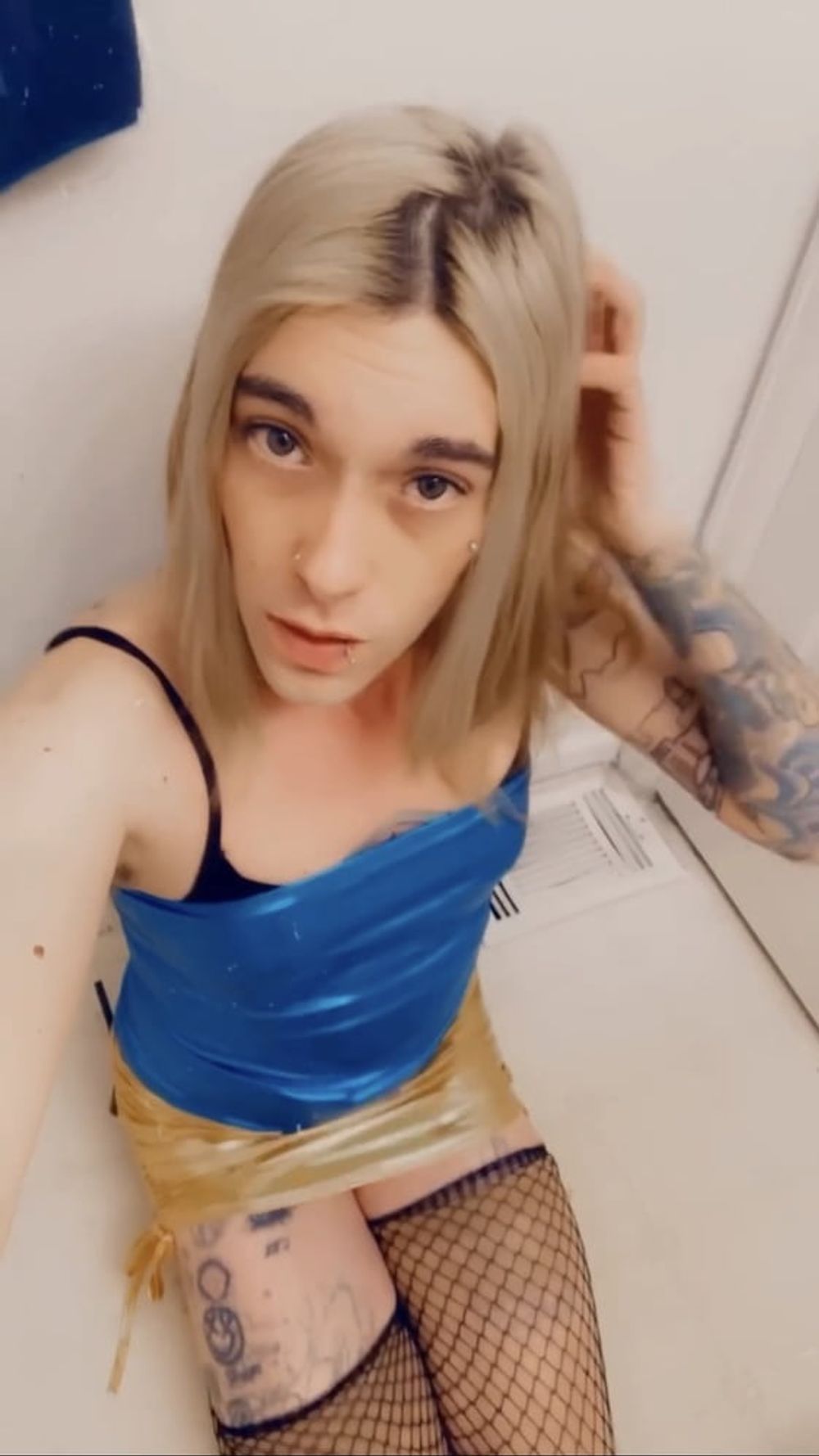 Blue and Yellow Slut #12