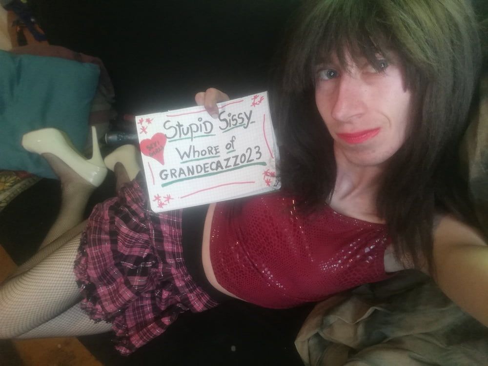 Stupid Sissy Faggot Slut CipciaOliwcia for grandecazzo23 #2