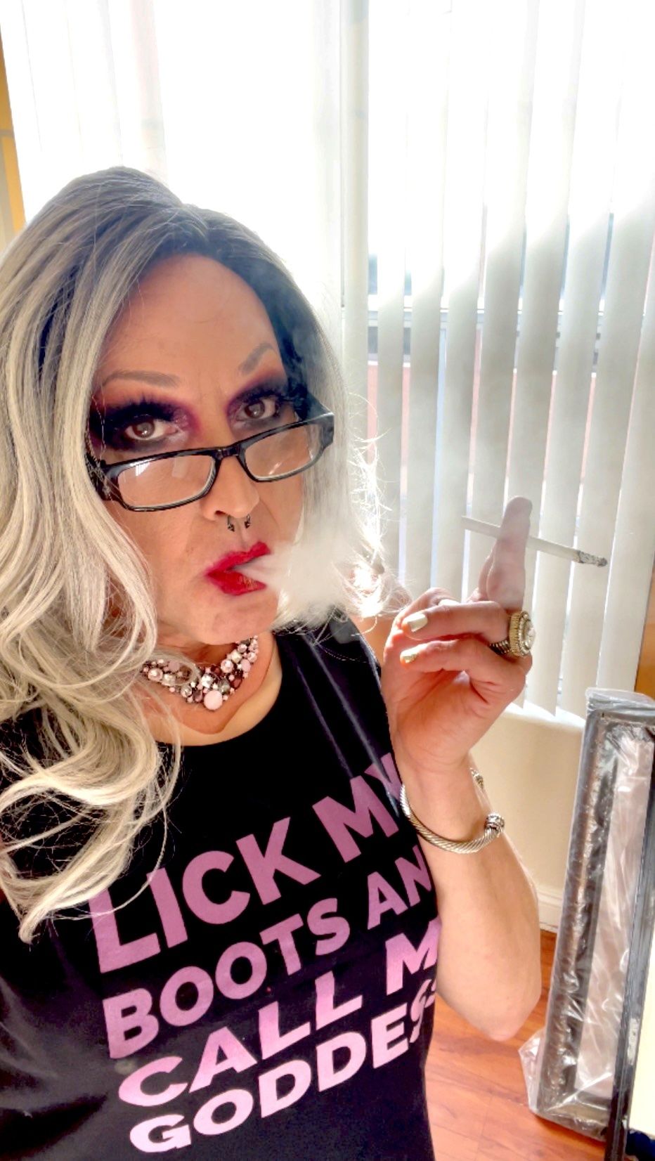 Trans Goddess Smoking Fetish #52