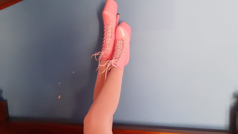 Pink Ankle Boots #7