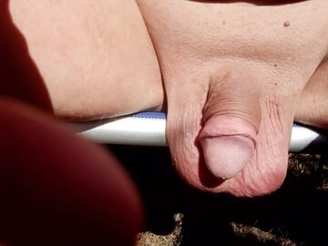 Lying naked in the sun again. #56