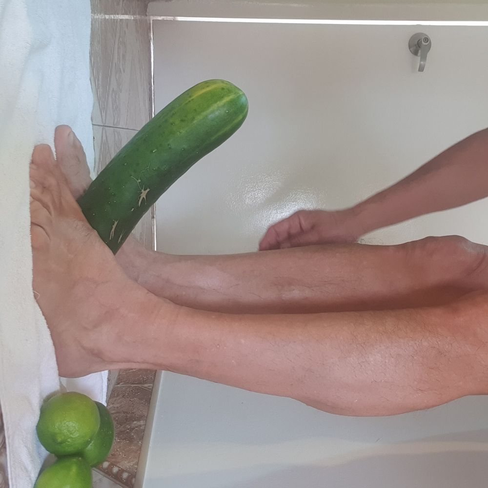 Huge veggie for anal insertion #13