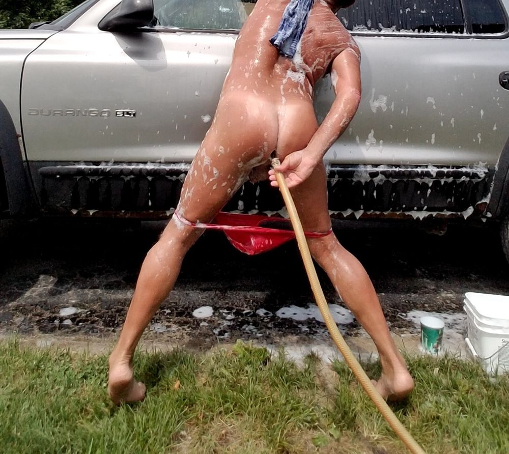 Nude Naked Public Car Wash #26