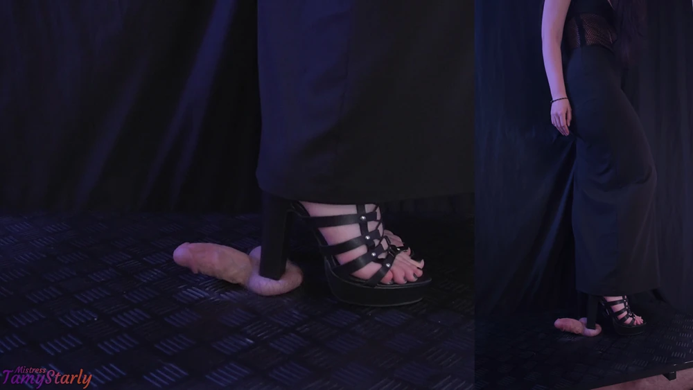 Mistress from Athens Ballbusting in Gladiator High Heels #5