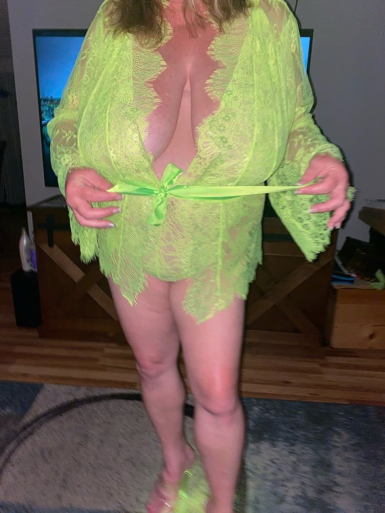 BBW neon lingerie 