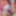 Lying back in red open crotch fishnets with dildo in rubbing #11