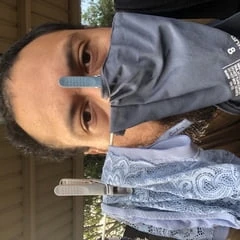 Sniffing pantie clean 
