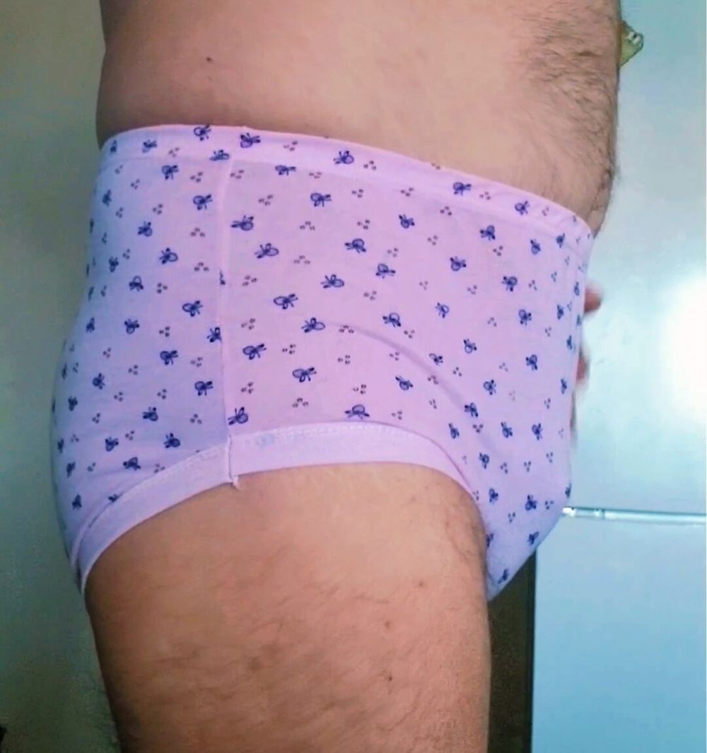 Cotton panties with colorful print from my collection. #3