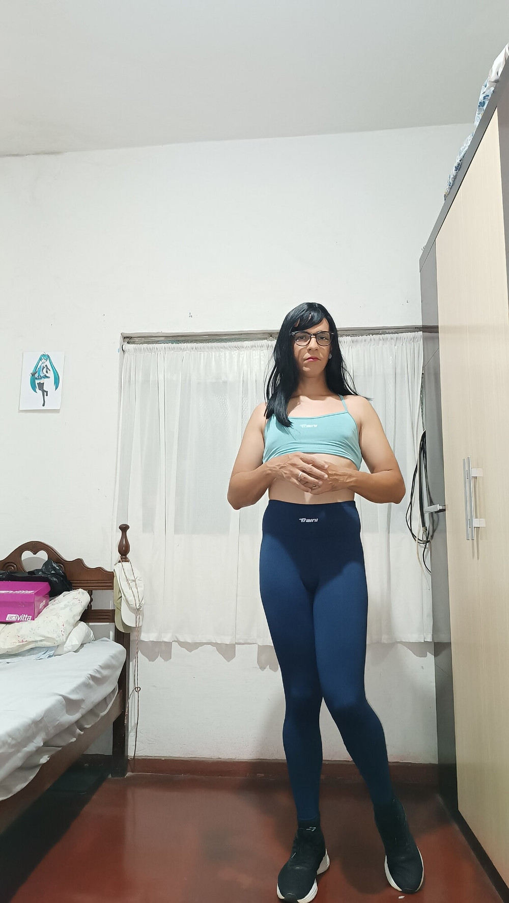 Sakura Nakamura Cute Legging Gym  #22