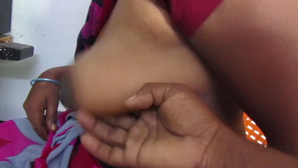 tamil horny aunty showing her boobs #13