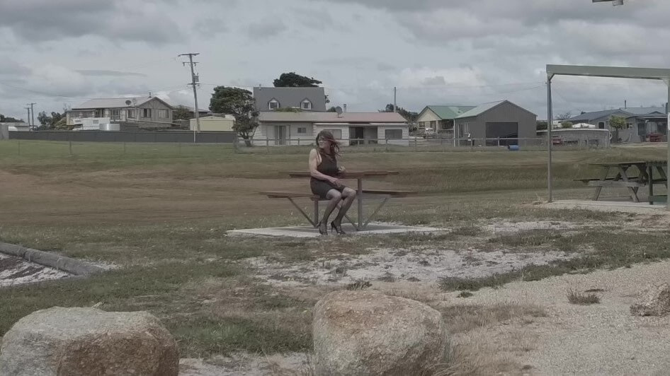 Crossdress Roadtrip - Coastal Fishing Village park #6