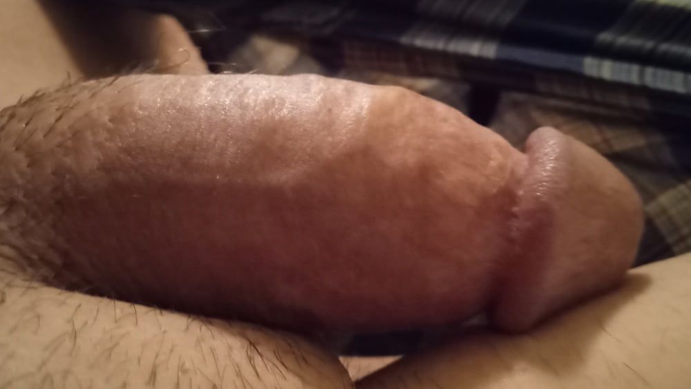 My cock almost hard but beautiful never the less.