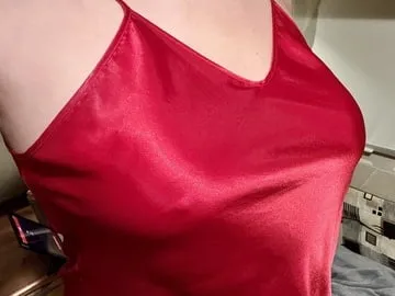 red satin         