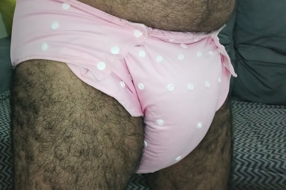 USING PINK NAPPY TO RELAX  #14