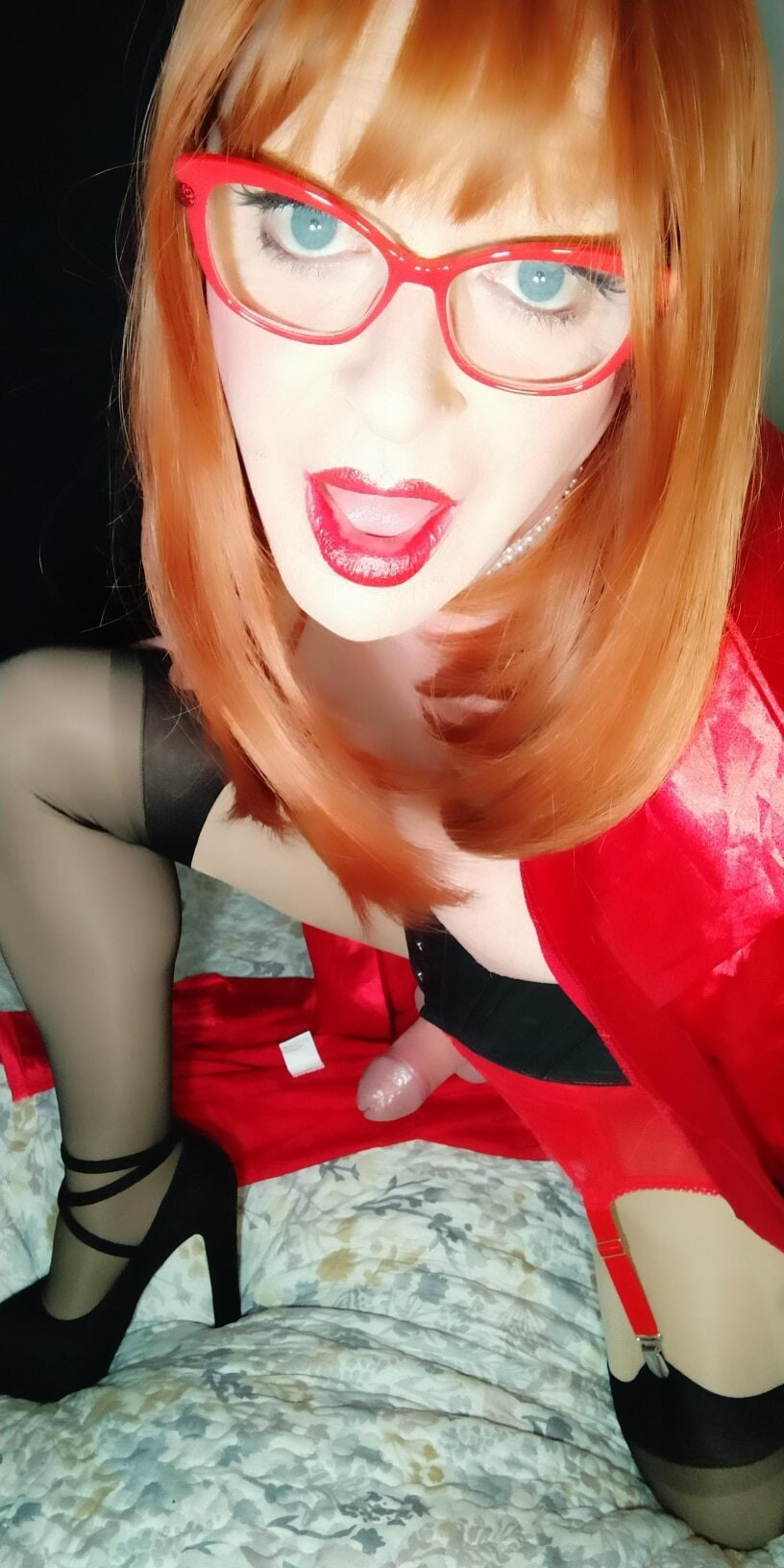 Crossdressing redhead  #36