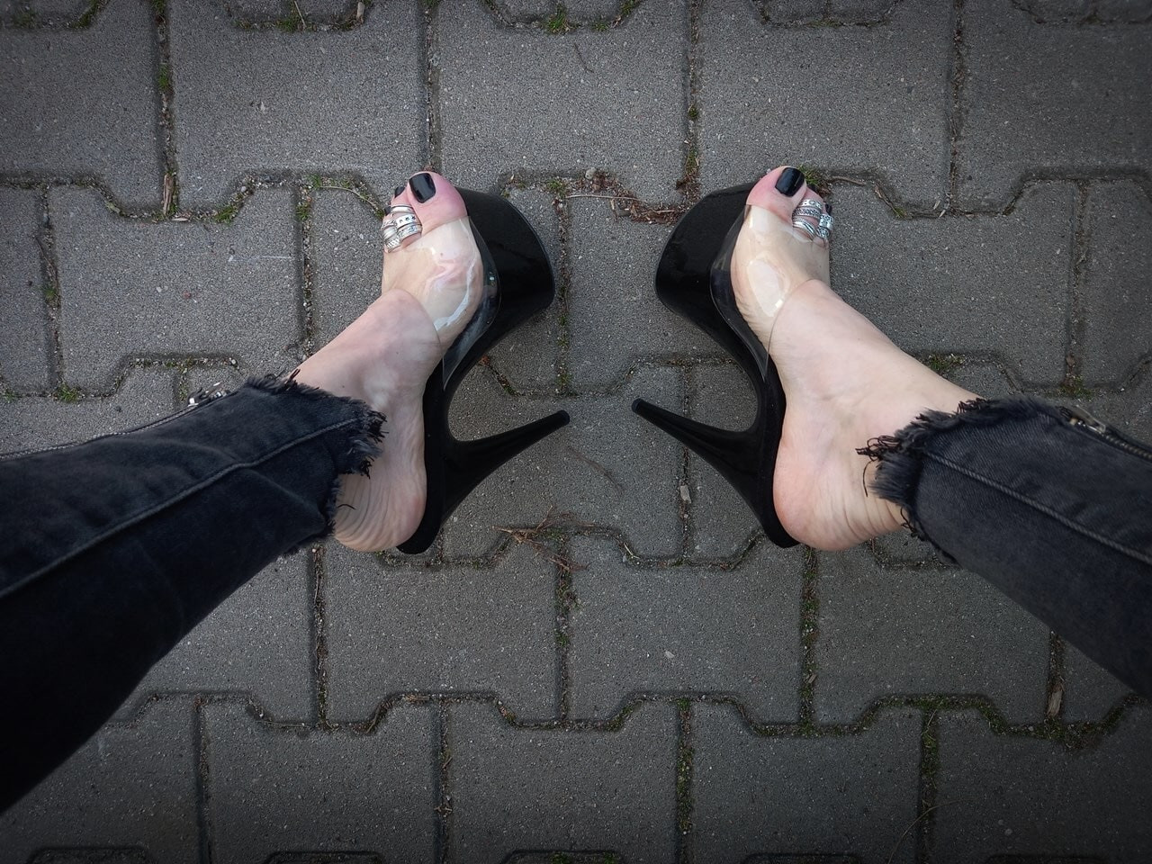 17cm stripper heels #46