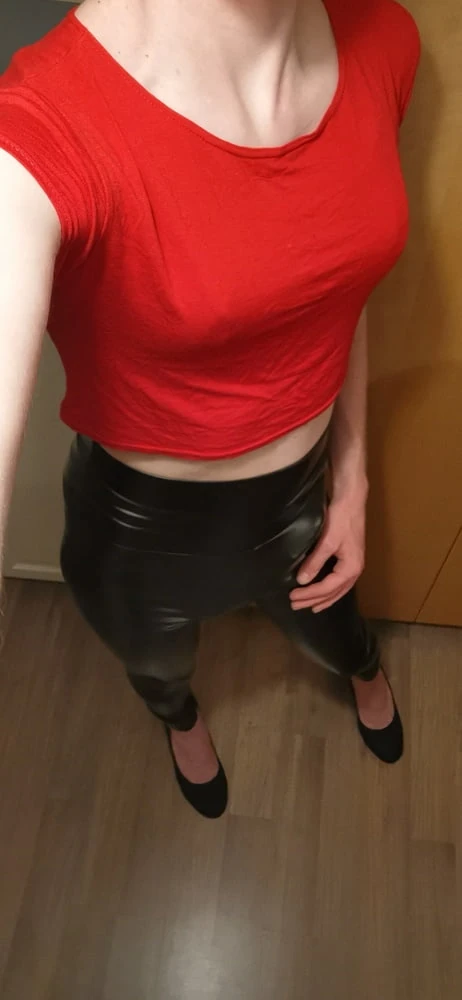 Femboy Sammy in Red #13