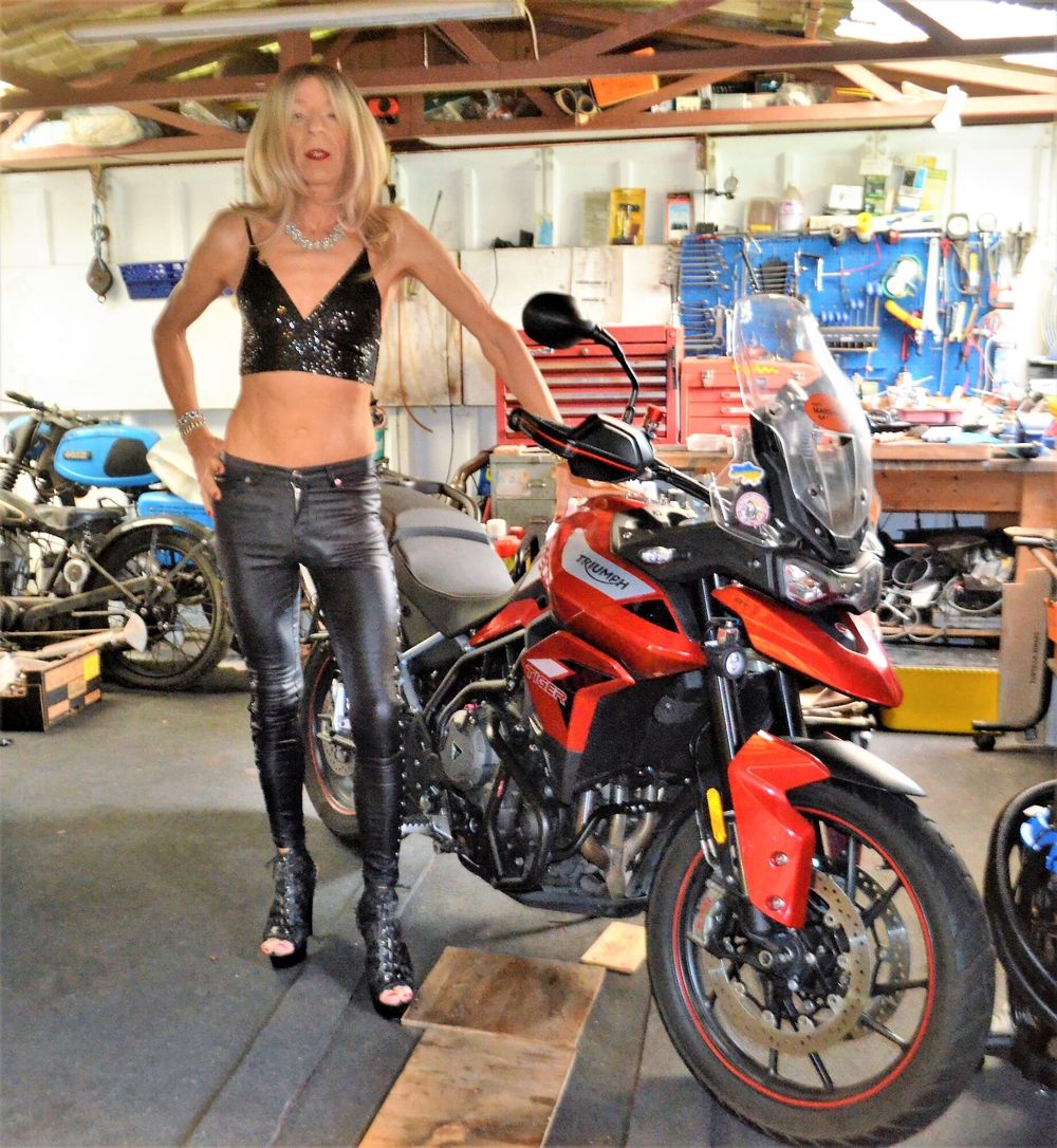 109 Alesssia Travestita on Triumph Tiger #4