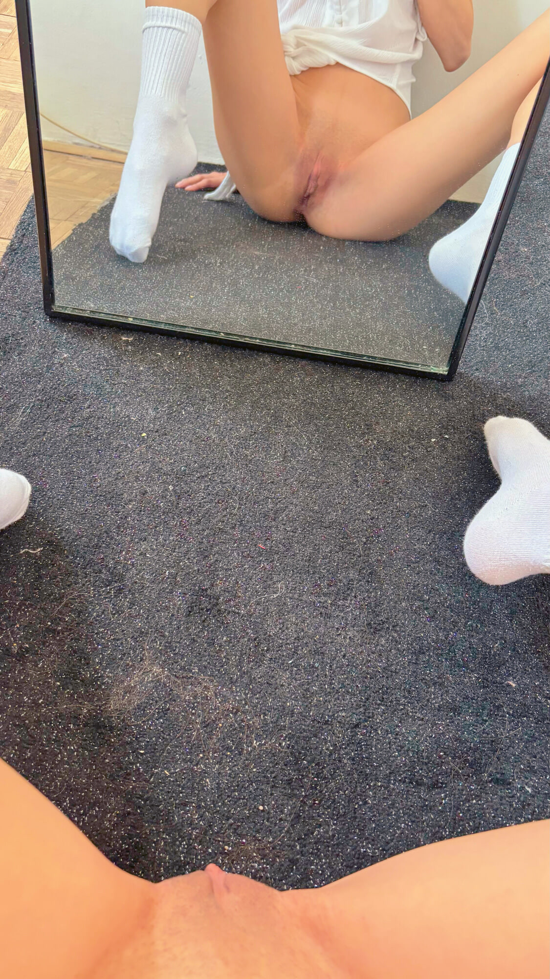 Naughty College Girl Shows Off Her Pussy  #3