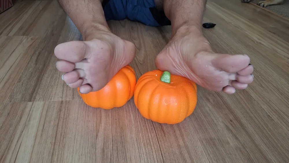 Pumpkin Foot Fetish #11