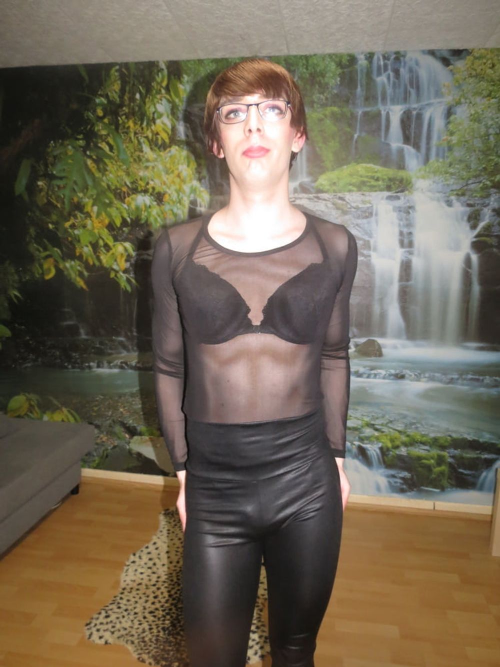 Sissy Faggot In Black #3