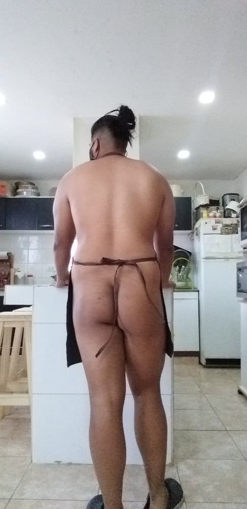 posing in the kitchen #7