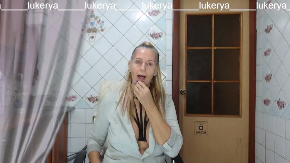 Trying on Lukerya panties #60