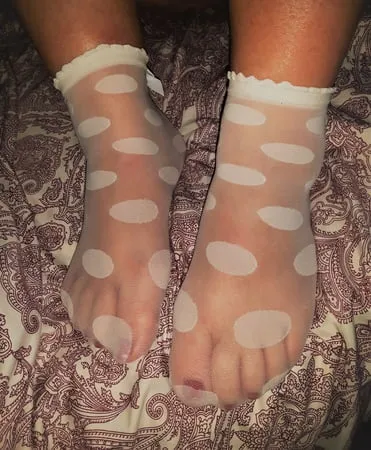 bbw wife miss lizz naked in sexy white anklets         