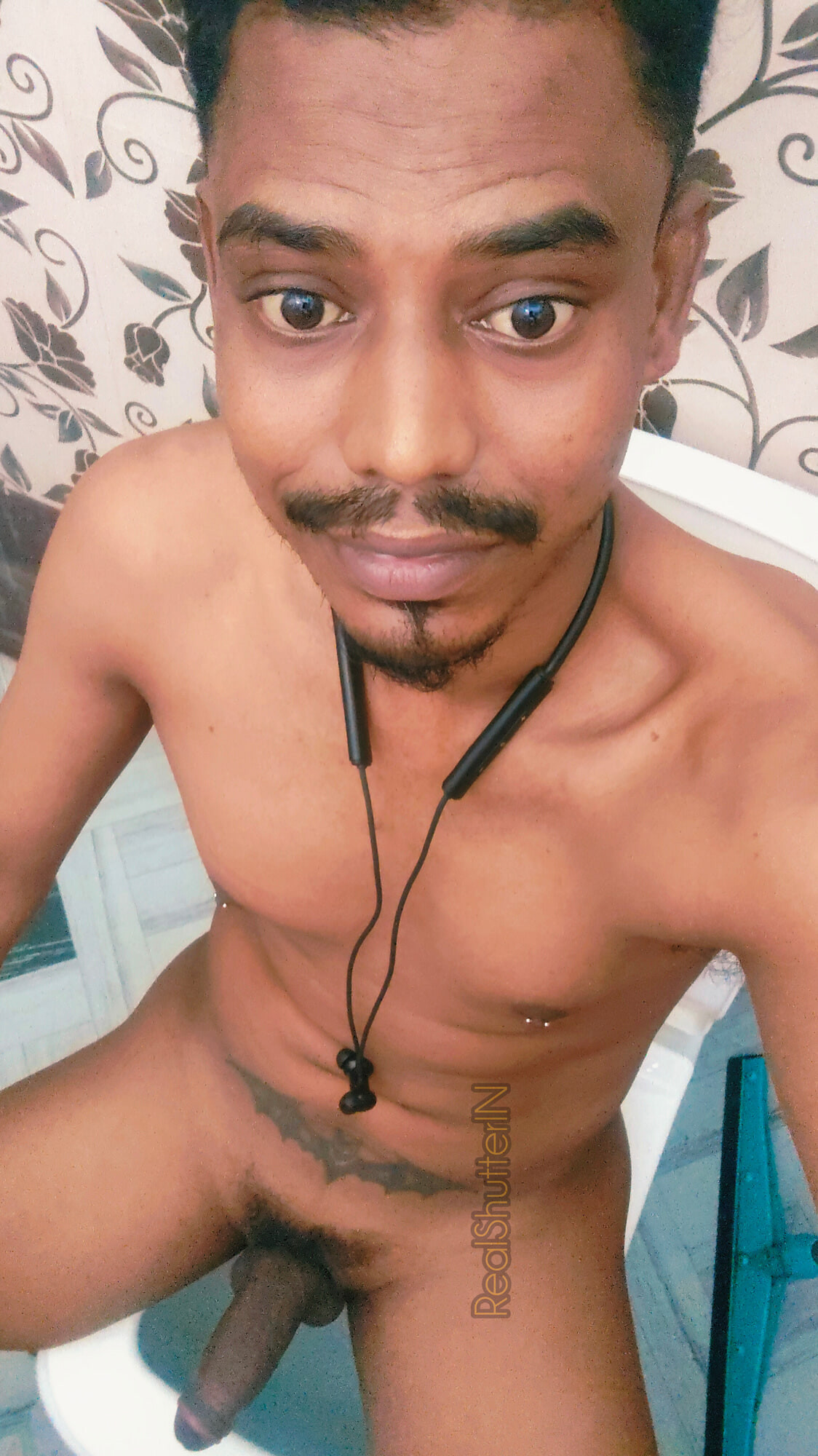 Cock out, dangling hard