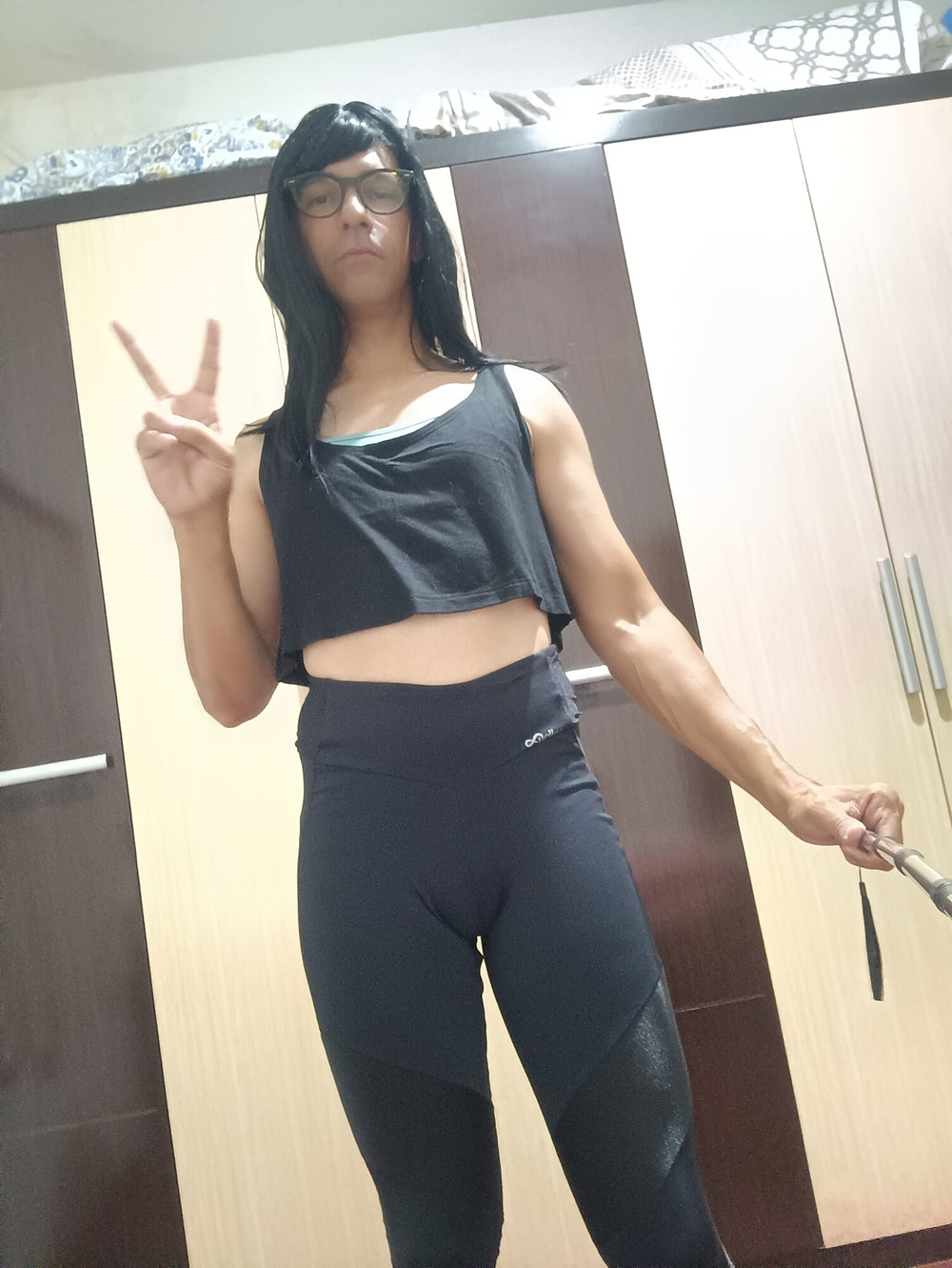 Sakura Nakamura Skinner Legging Gym  #30