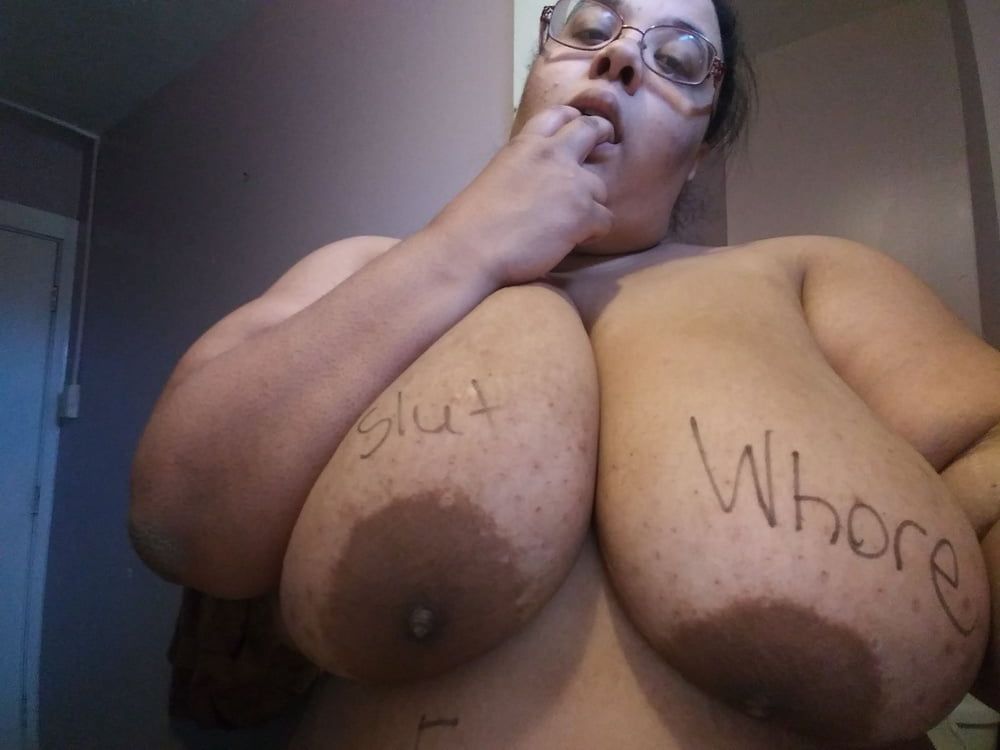 Dumb SSBBW Slut Jessica Jones' Bodywriting  #11