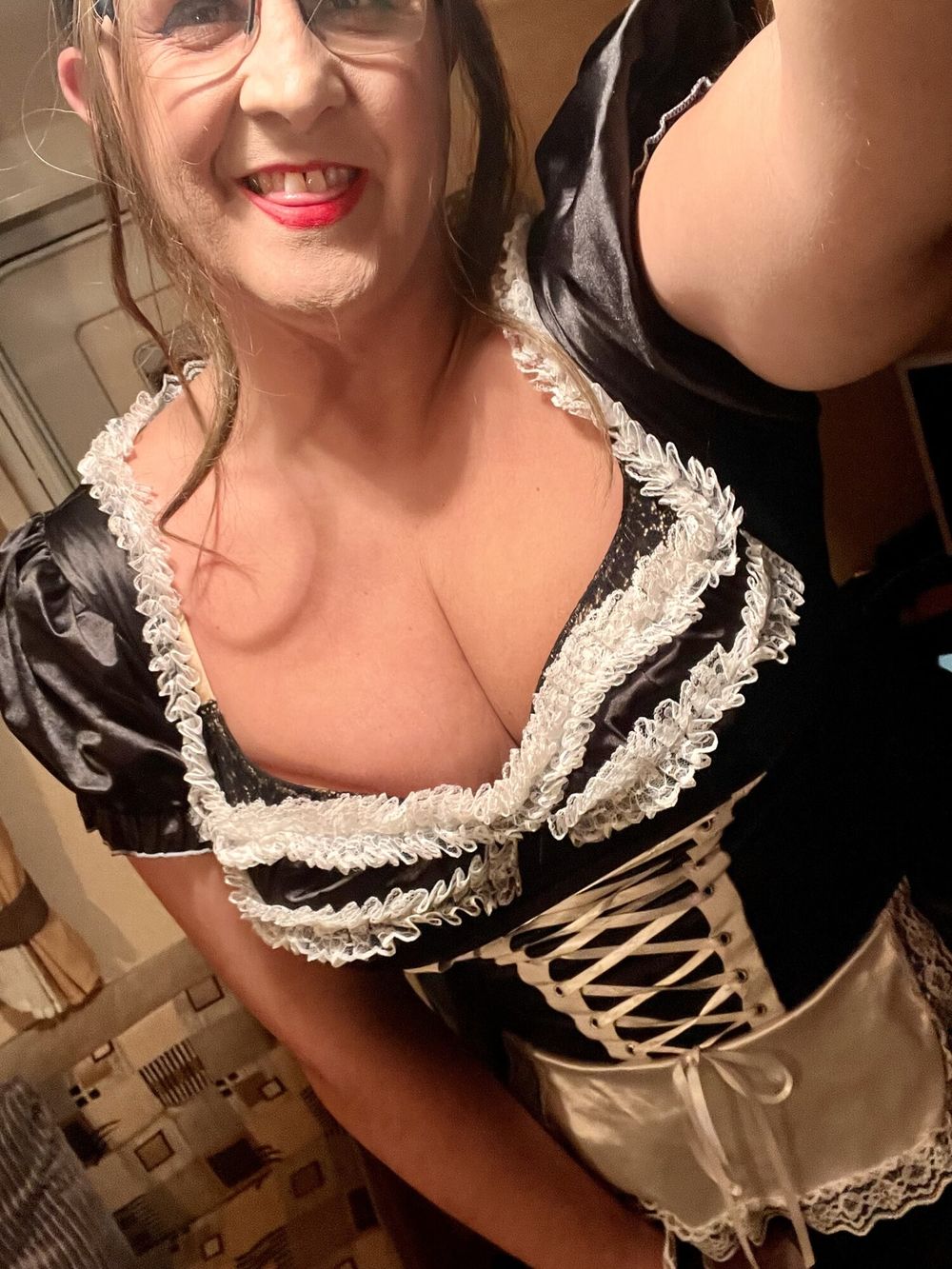 Sissy french maid outfit #8