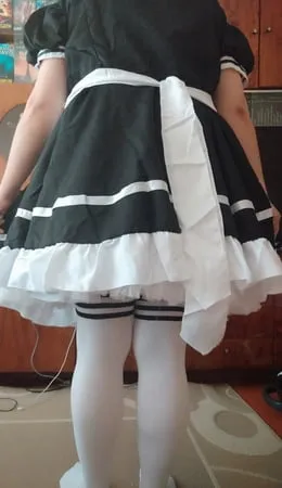 sissy maid aleksa dressing and undressing         