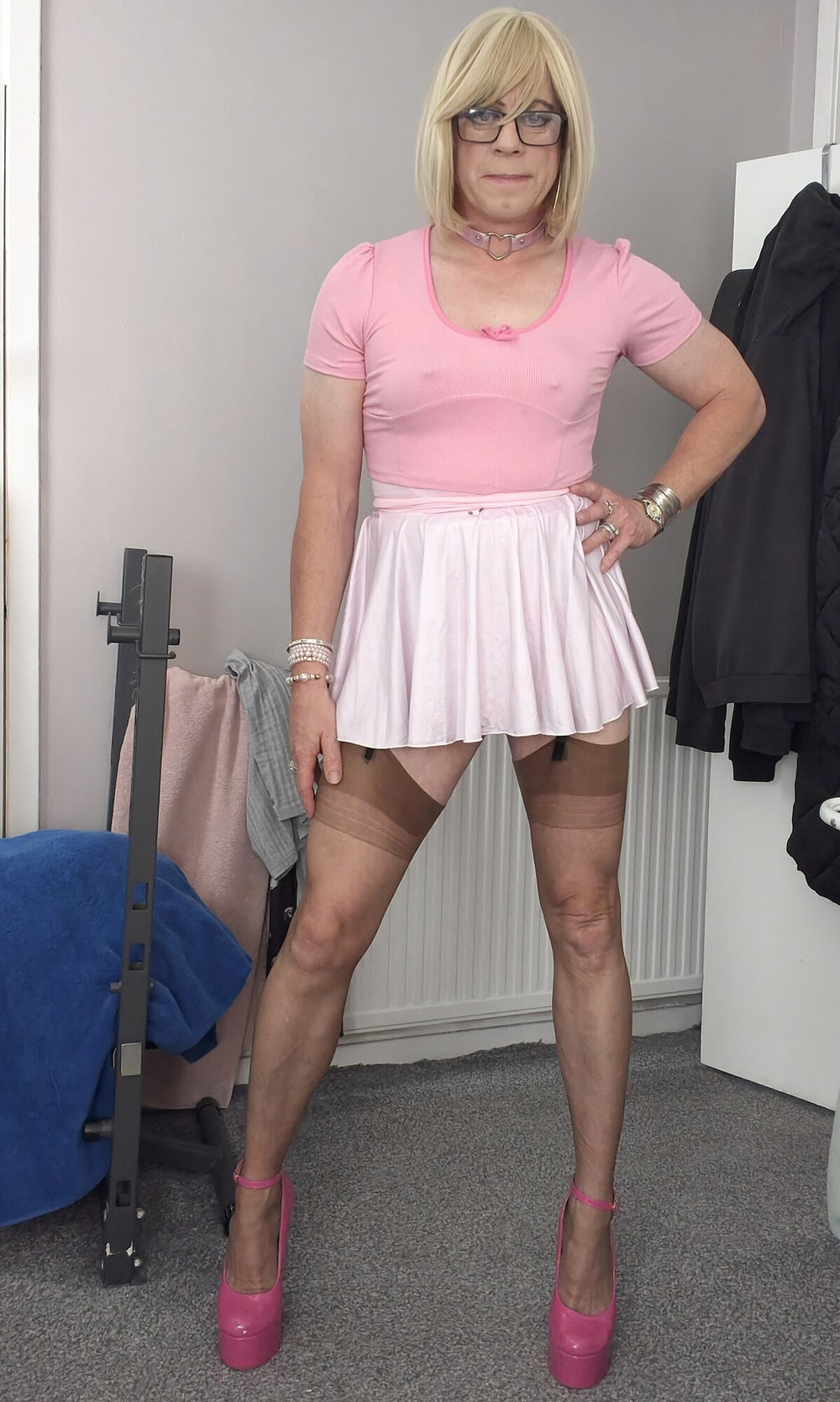 Crossdresser holly loves getting her cock out #10