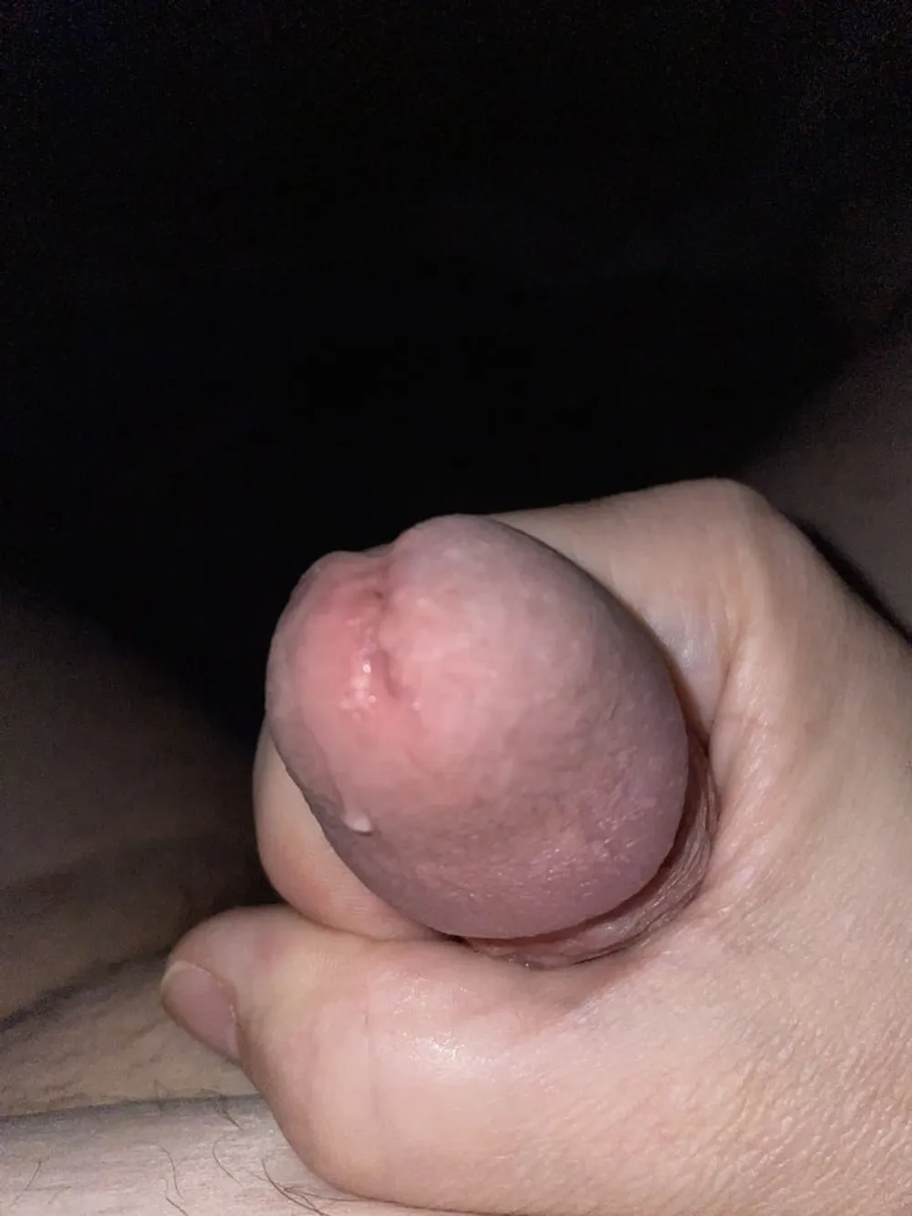 My cock with precum #2