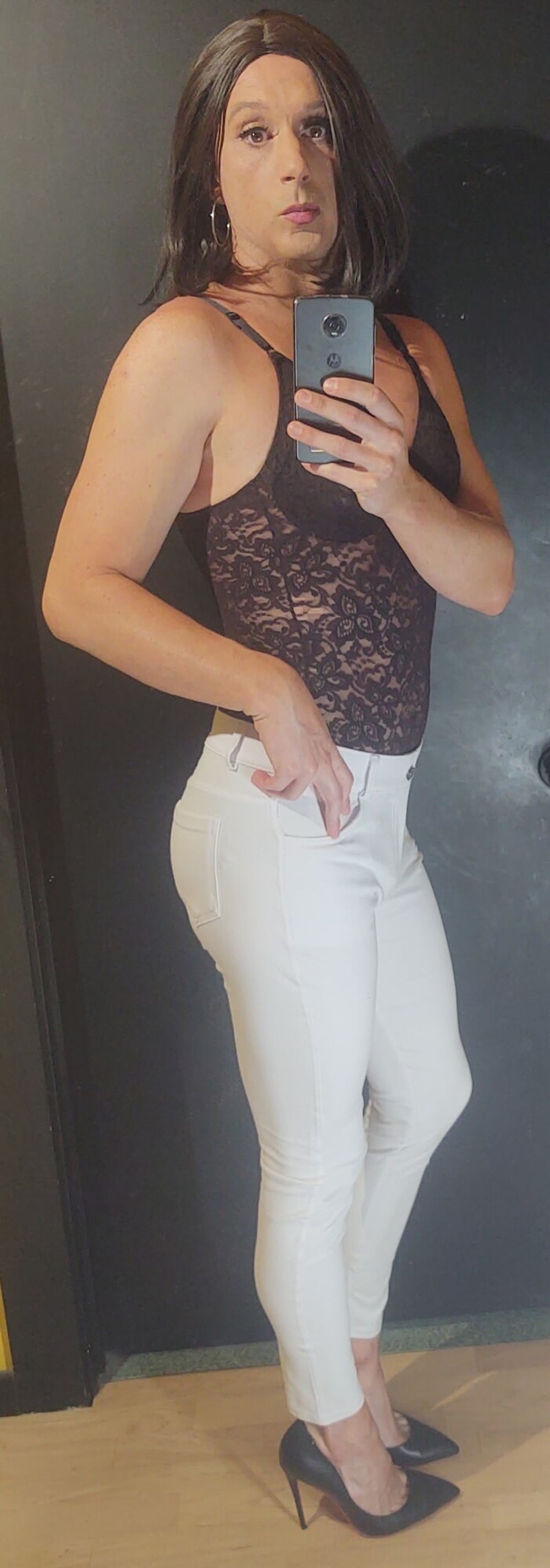 White pants