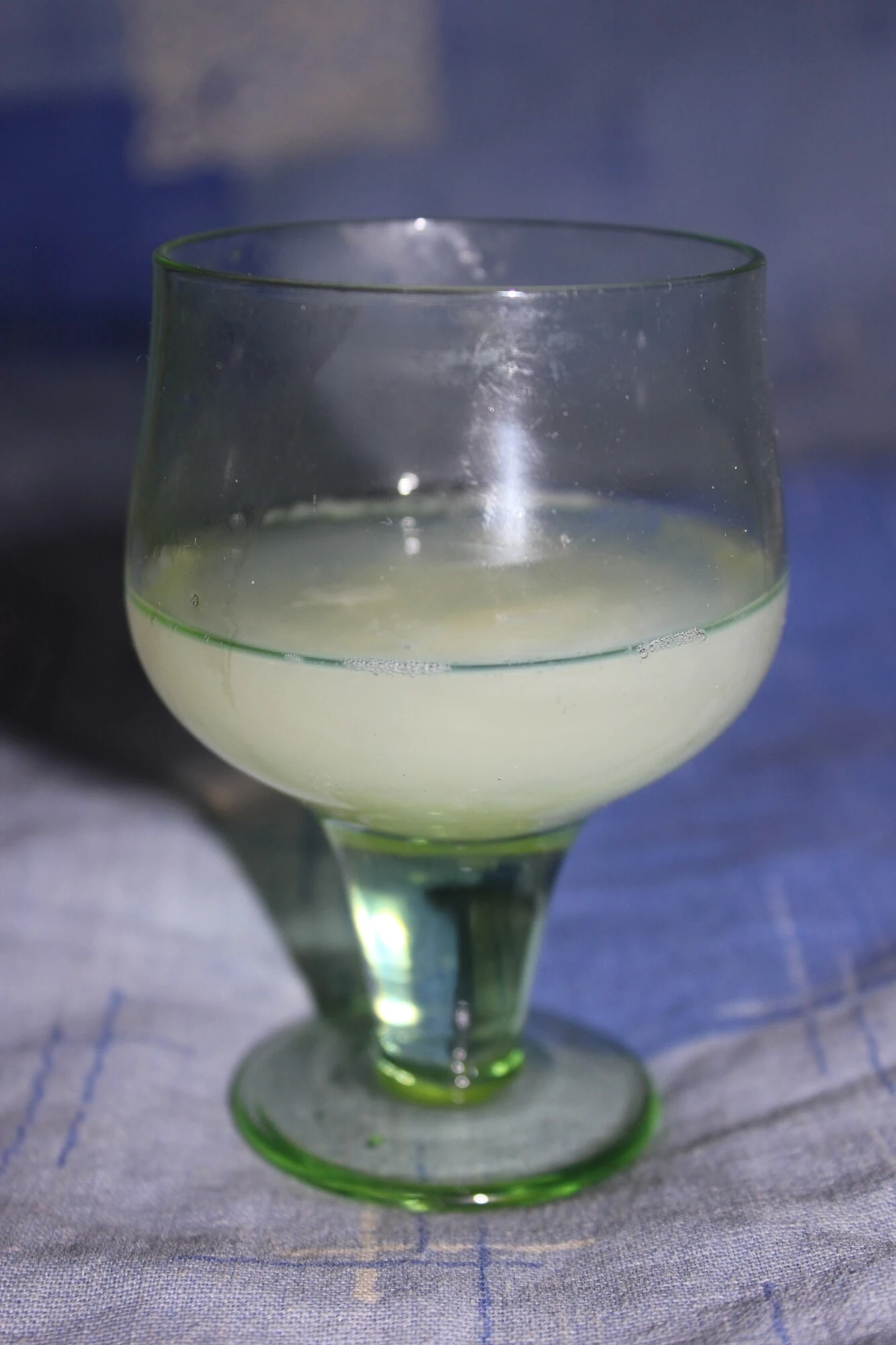Een glas sperma