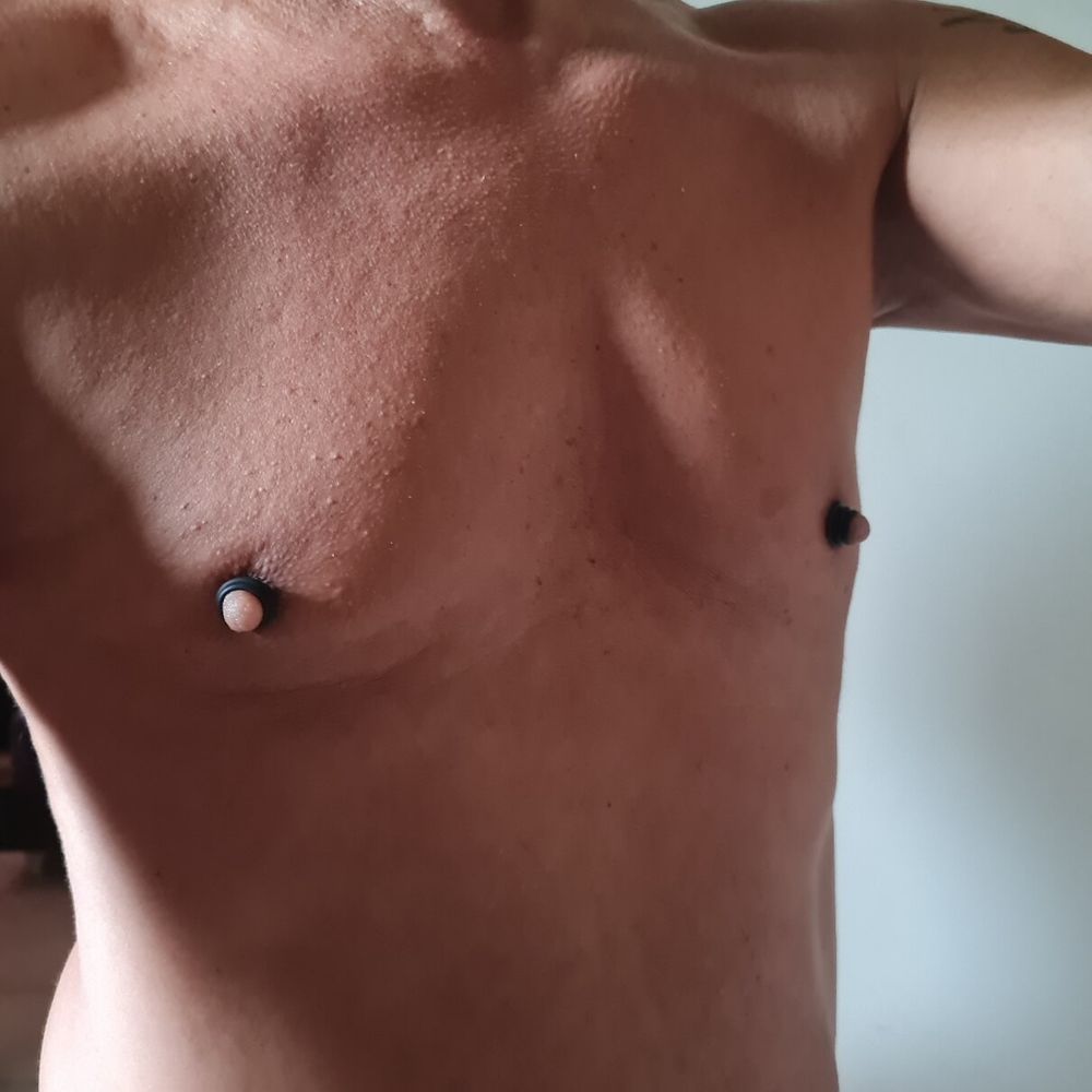 my first nipples pumping #34