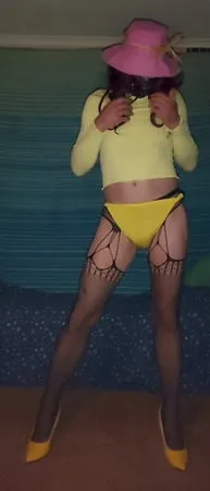 yellow lil fuck toy shorts         