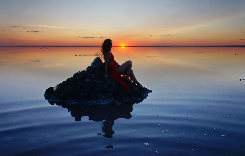 On the salt of the surface during sunset #18