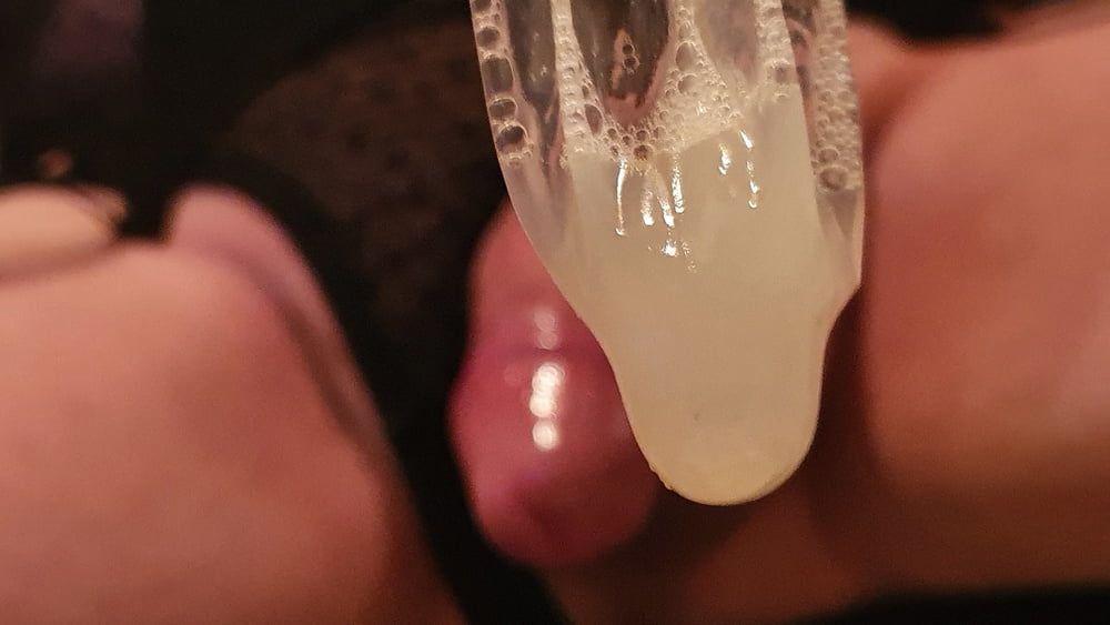 Condom Cumshot Close Up #11