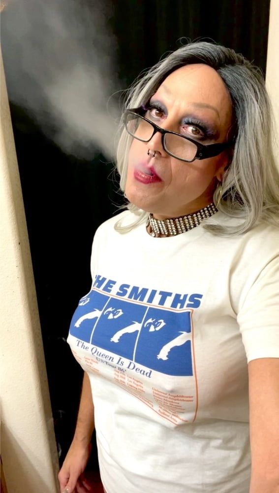 Marilyn Getting Ready Smoking Fetish  #11