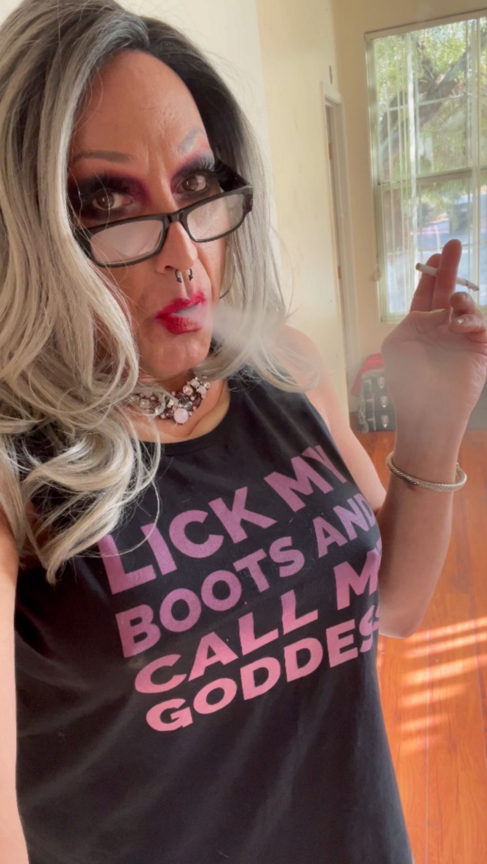 Trans Goddess Smoking Fetish #55