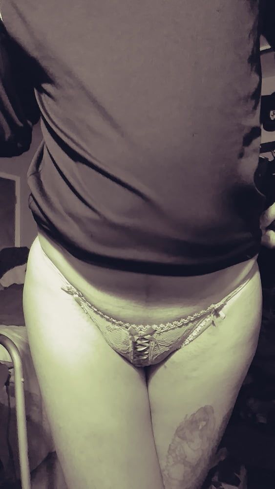 Panties that go up my crack and smash my balls #18