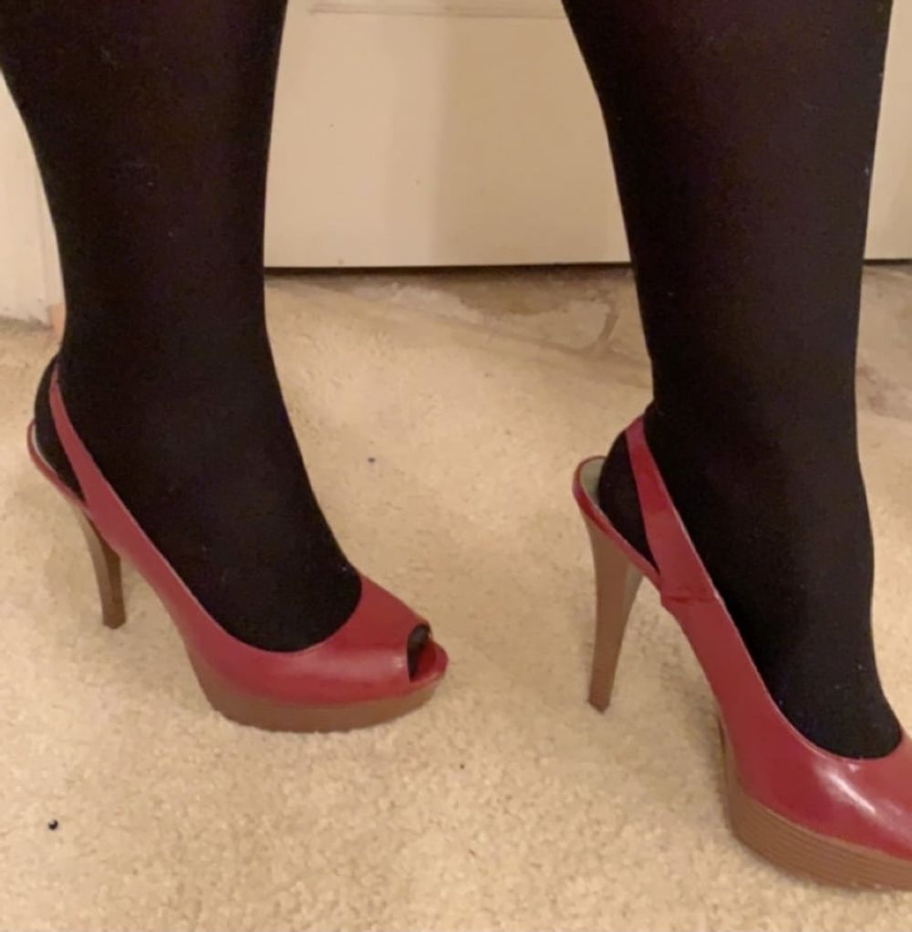 My fuck me heels.... love to be penetrated while wearing :) #6