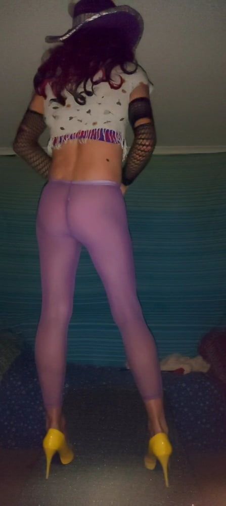 Purple tights #13