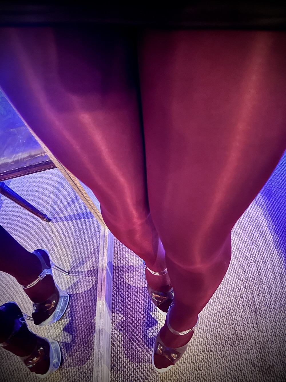 My new shiny & glossy pantyhose looks so hot ! #23