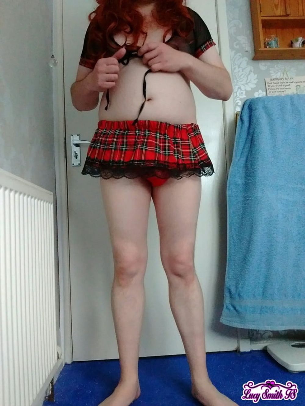 Sissy Posing In Uniform #9