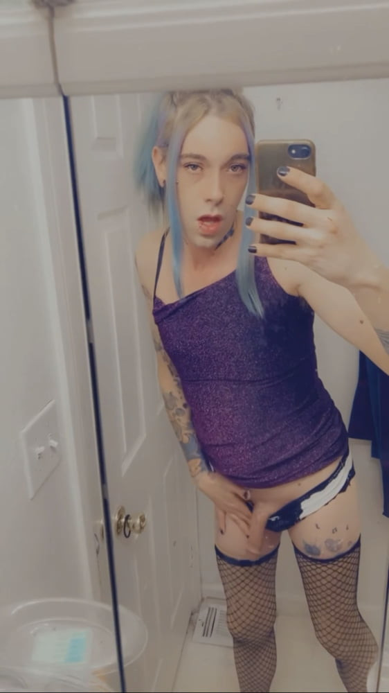 Hot Purple Minidress Slut #60