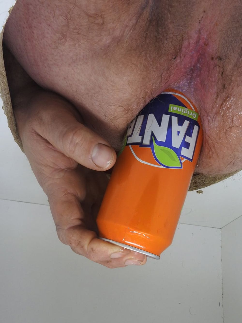 Fanta big can in ass #4